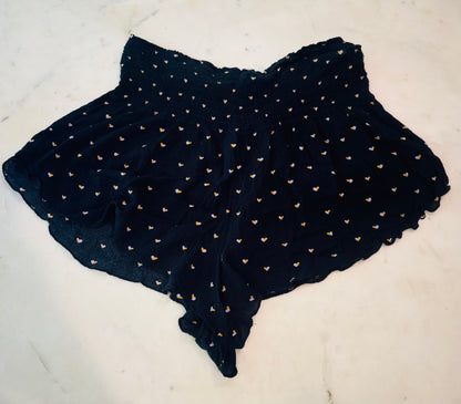 Free People Heart Print Shorts
