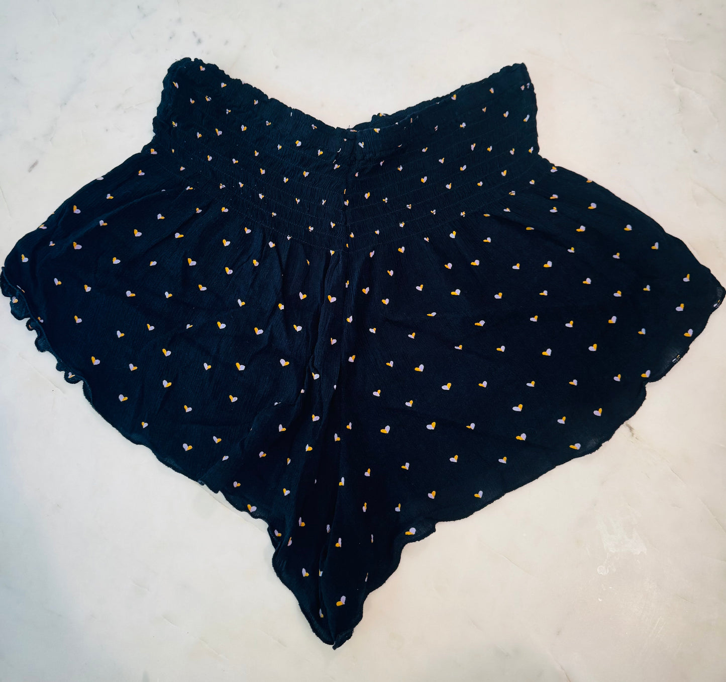 Free People Heart Print Shorts