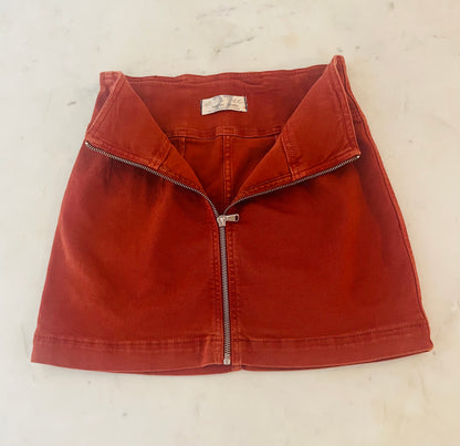 Free People We The Free Zip It Up Mini Skirt