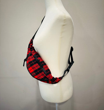 Vintage Plaid Fanny Pack Bag