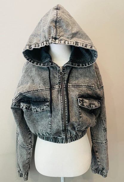 BDG Urban Outfitters Denim Bomber Jacket