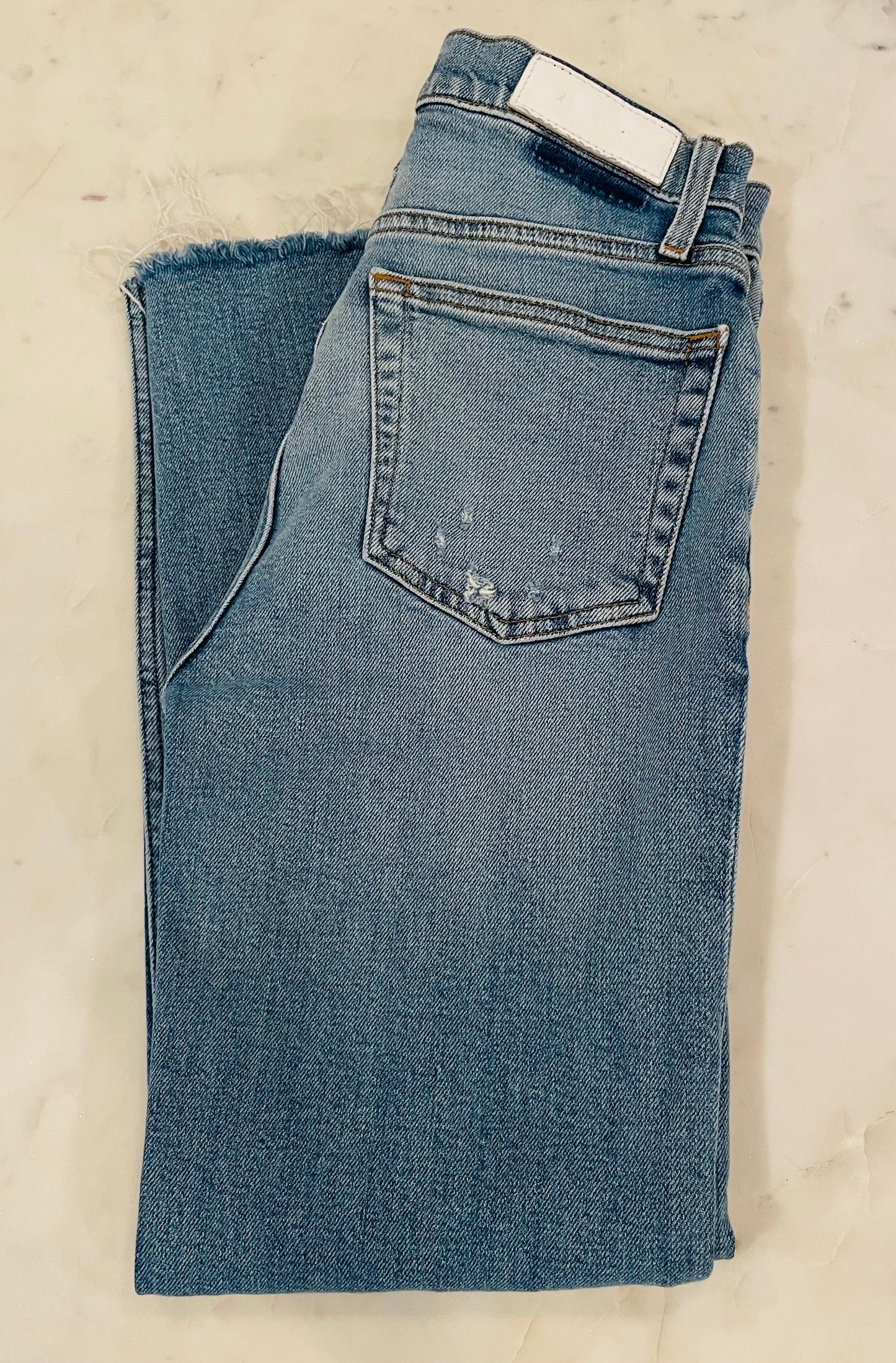 RE/DONE Mid-Rise 90's Ankle Crop Skinny Jeans