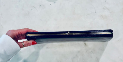 Vintage Navy Patent Leather Evening Bag