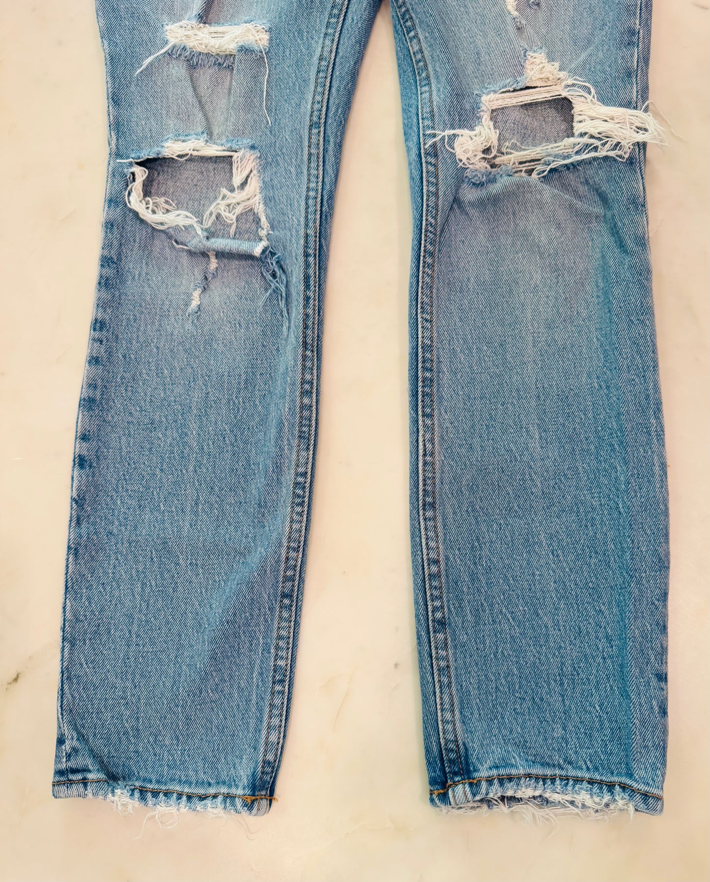 Vintage Y2K Grunge Distressed Abercrombie Skinny Jeans