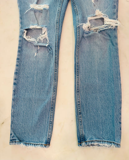 Vintage Y2K Grunge Distressed Abercrombie Skinny Jeans