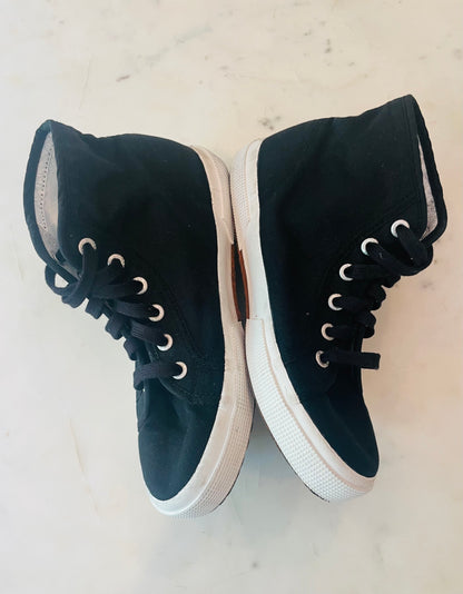 Superga Canvas Mid High-Top Sneakers