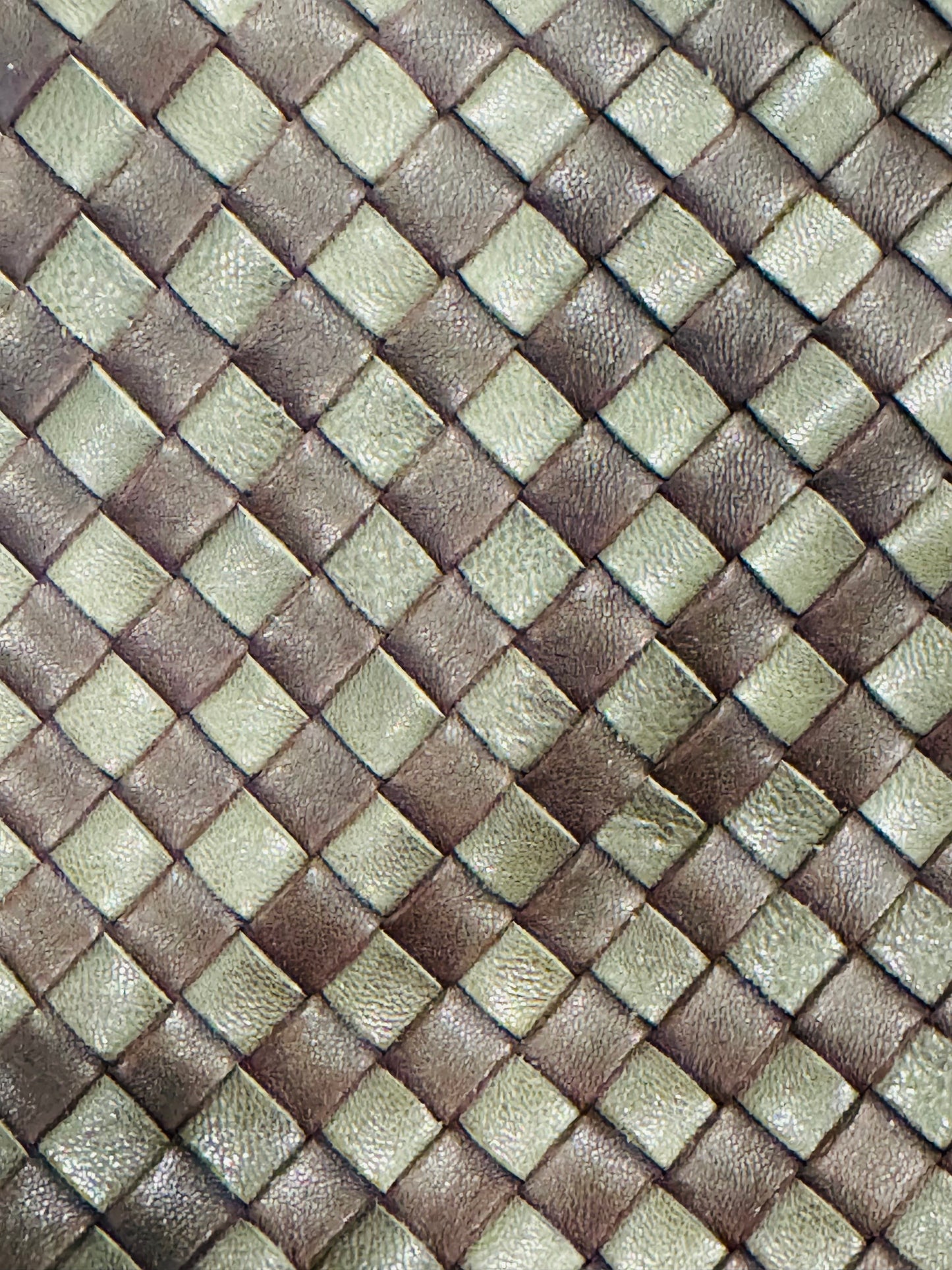 Vintage COSCI Italian Woven Leather Handbag