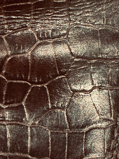 Vintage Ralph Lauren Croc-Embossed Leather Loafers