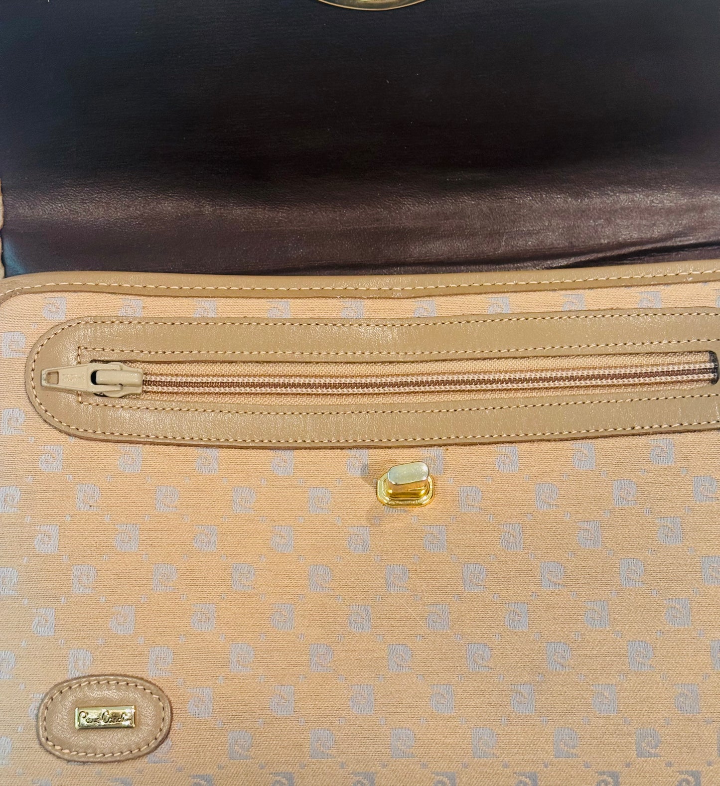 Vintage Pierre Cardin Monogram Shoulder Bag