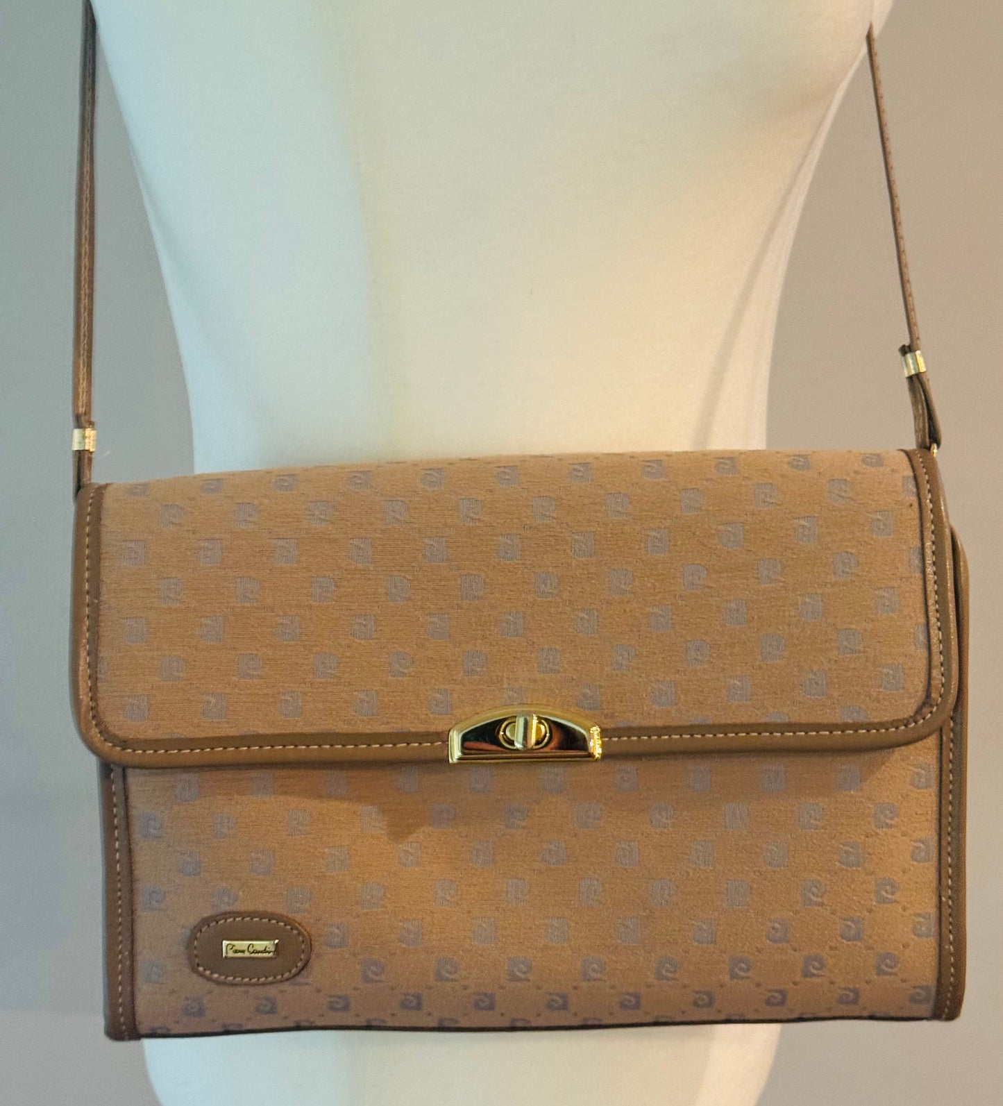 Vintage Pierre Cardin Monogram Shoulder Bag