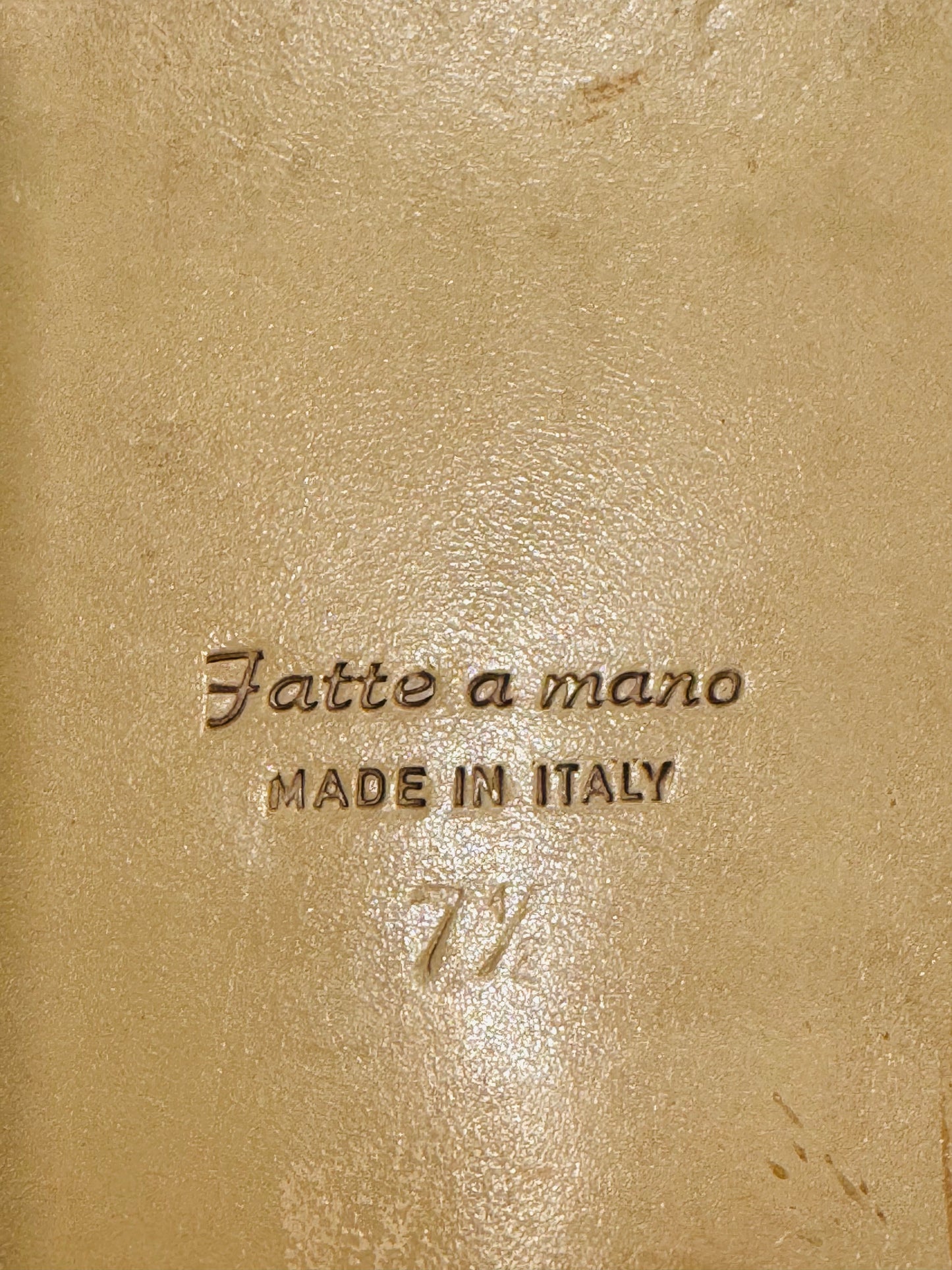 Vintage Henry Beguelin Handmade Two-Tone Italian Leather Oxfords Shoes