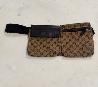Vintage Gucci GG Monogram Belt Bag