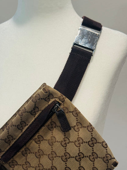 Vintage Gucci GG Monogram Belt Bag