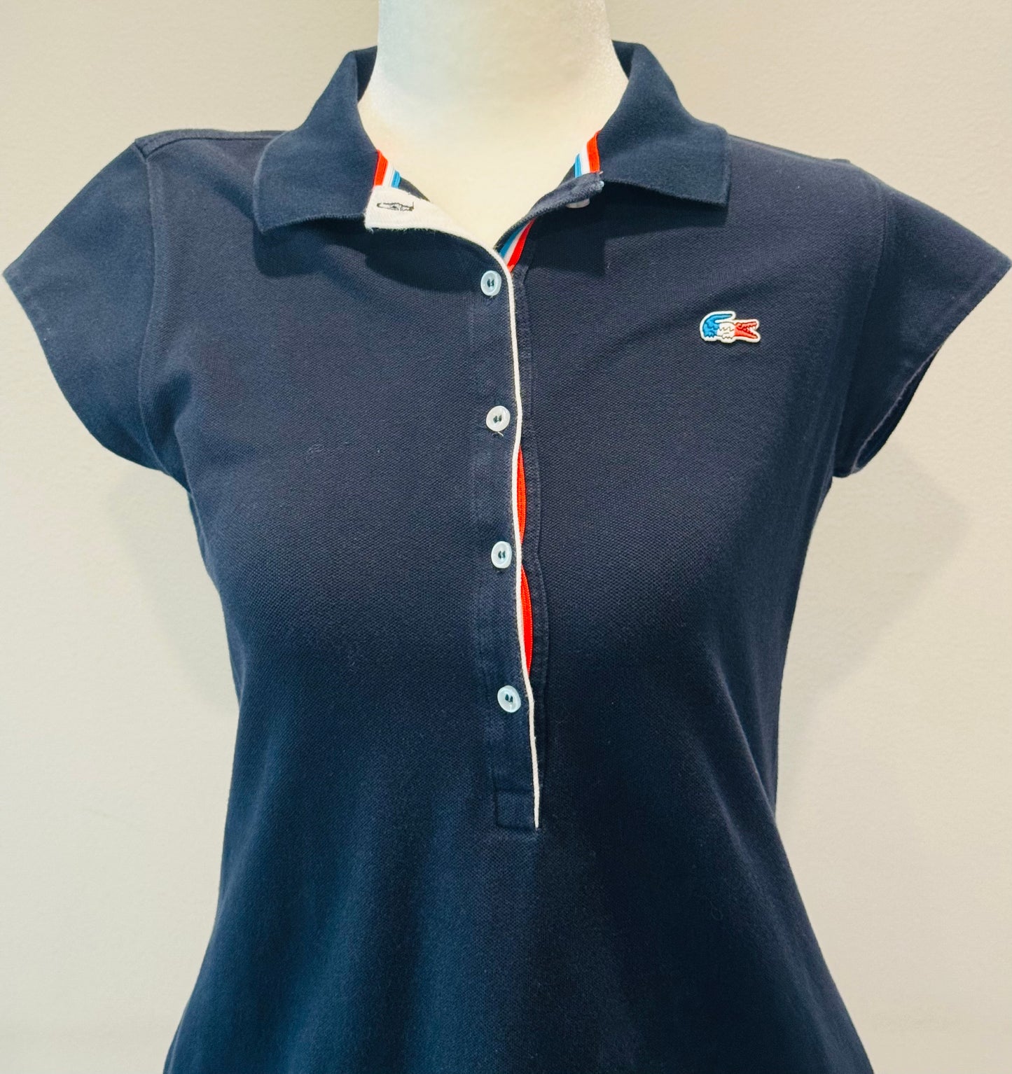 Vintage 90s Lacoste Navy Polo Dress