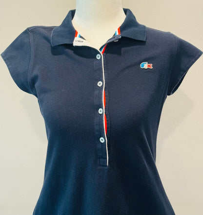 Vintage 90s Lacoste Navy Polo Dress