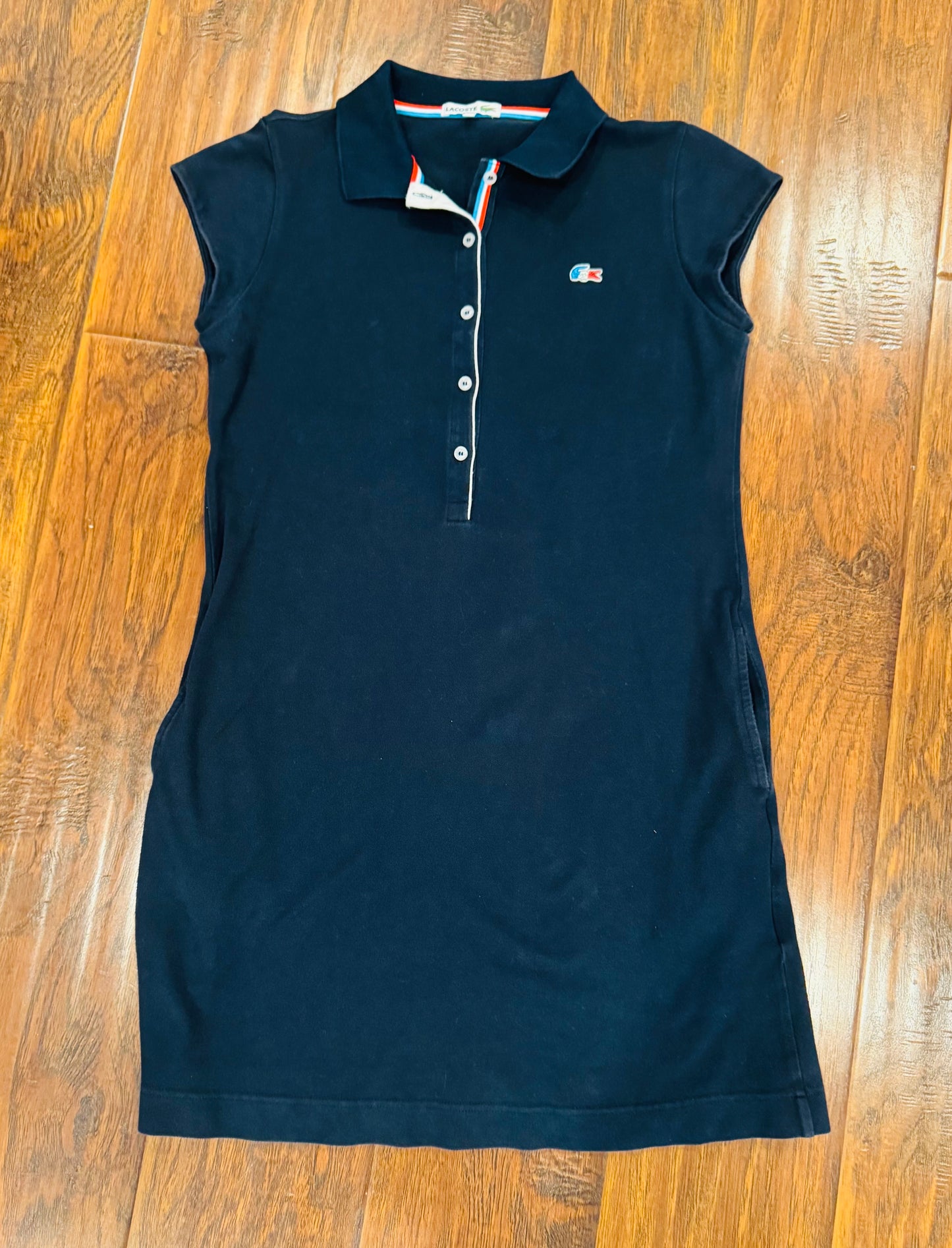 Vintage 90s Lacoste Navy Polo Dress