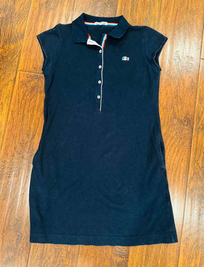 Vintage 90s Lacoste Navy Polo Dress