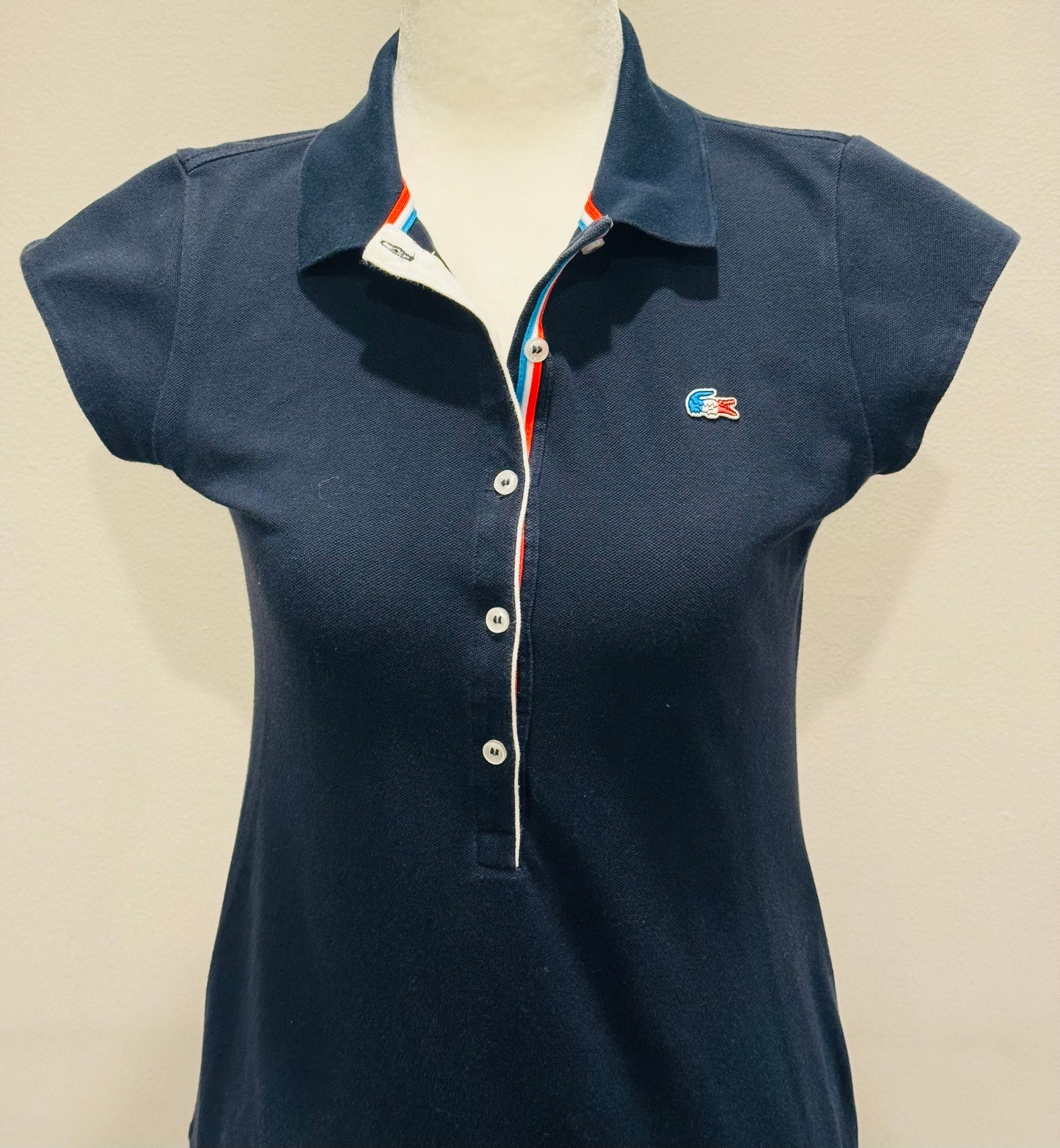 Vintage 90s Lacoste Navy Polo Dress