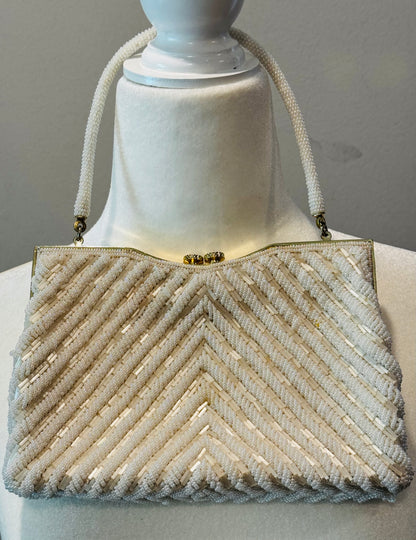 Vintage Beaded Evening Bag Circa 1950s