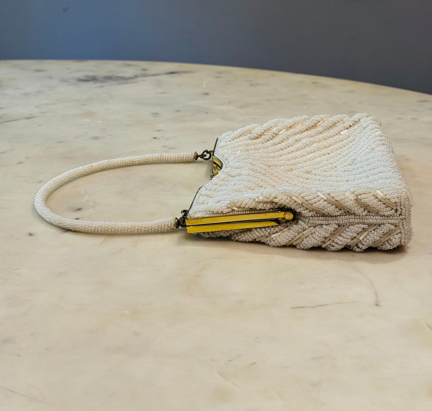 Vintage Beaded Evening Bag Circa 1950s