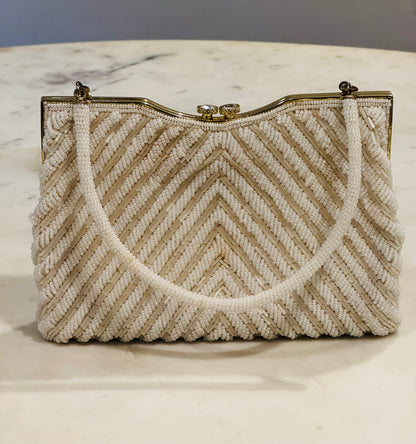 Vintage Beaded Evening Bag Circa 1950s