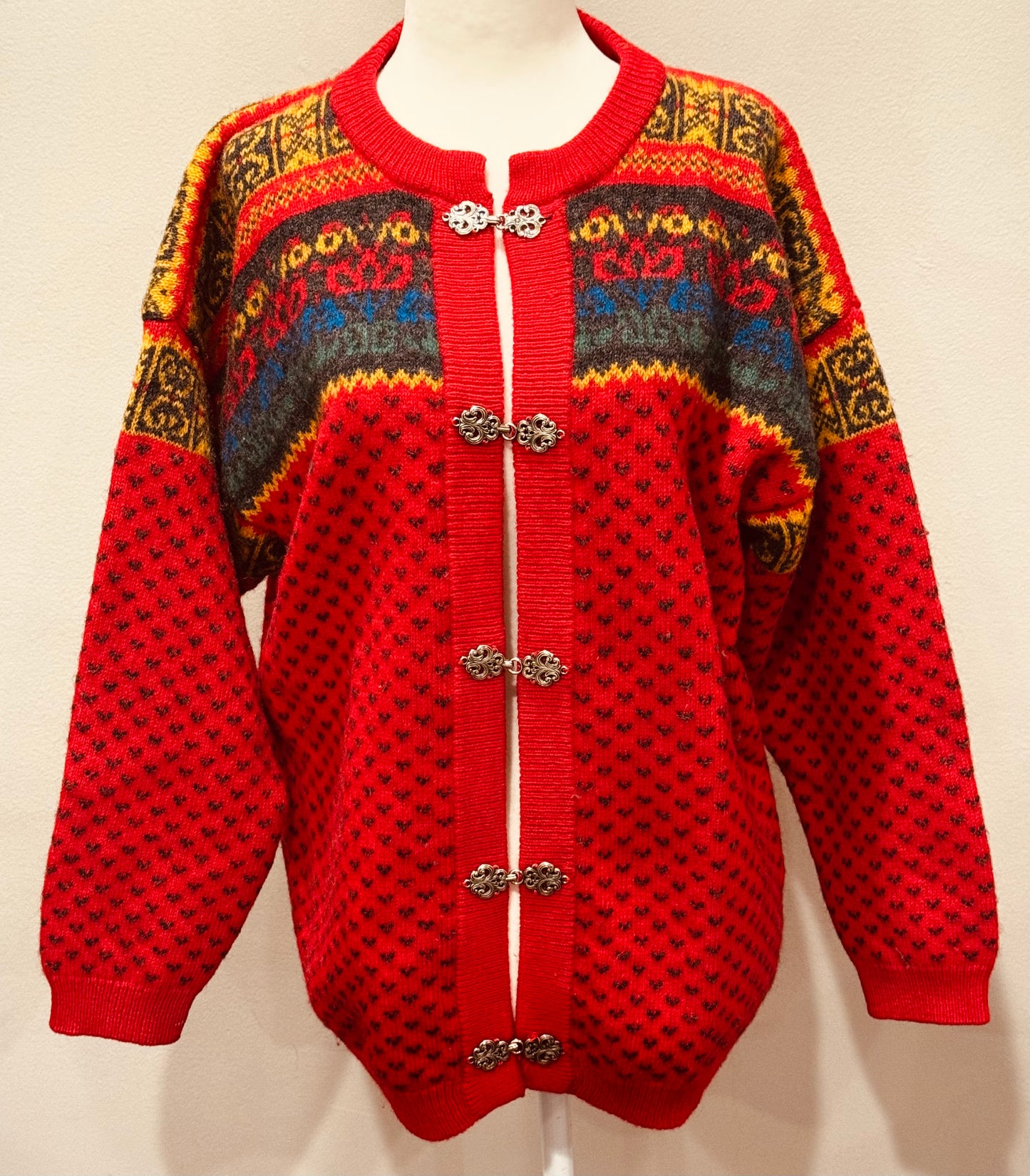 Vintage Norwegian Shetland Wool Sweater