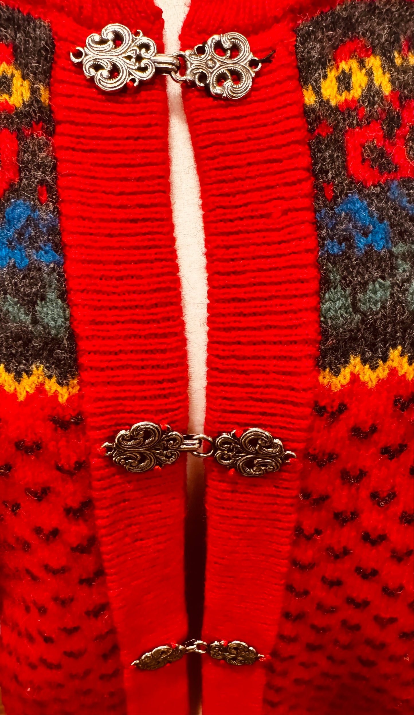 Vintage Norwegian Shetland Wool Sweater