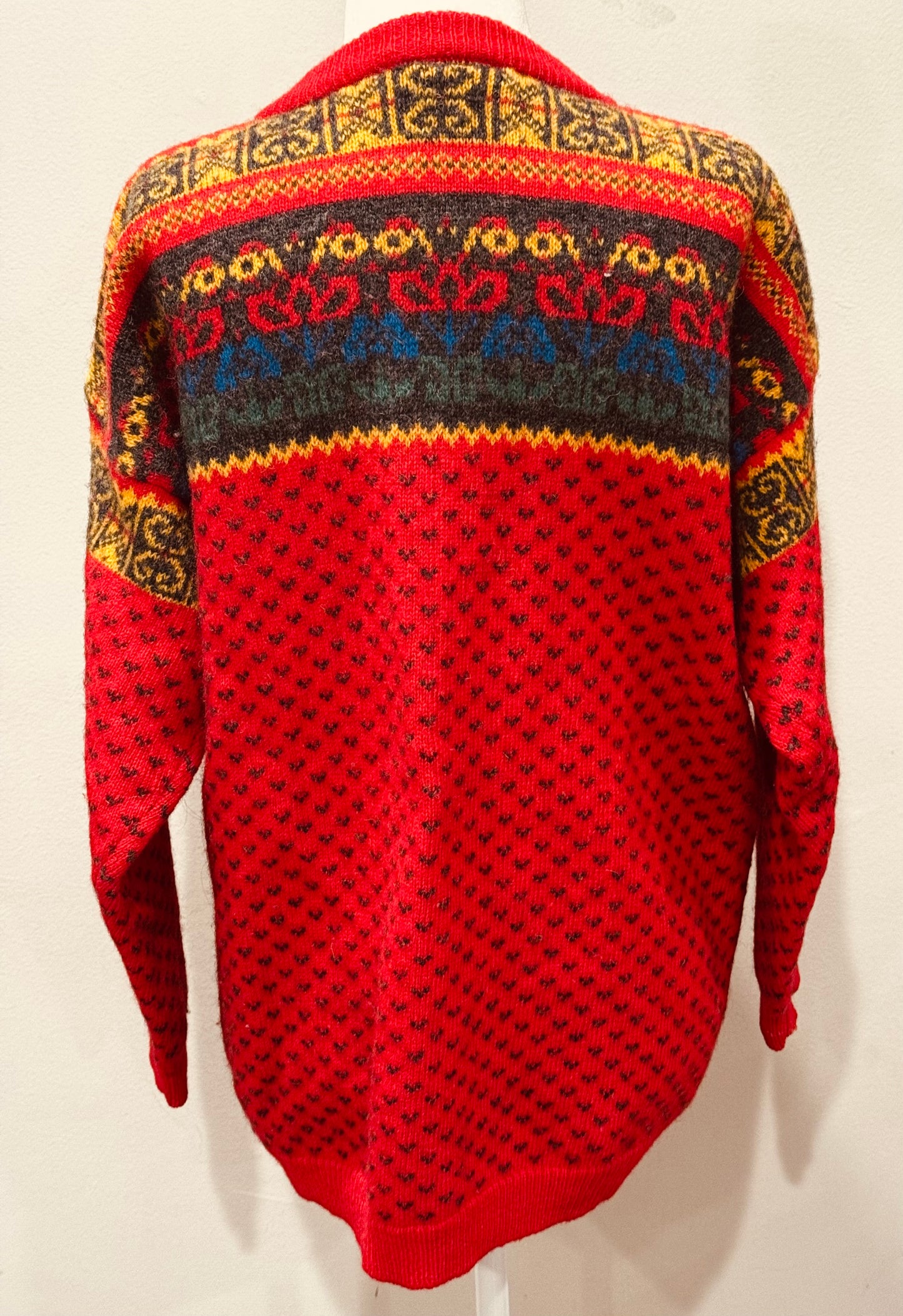 Vintage Norwegian Shetland Wool Sweater