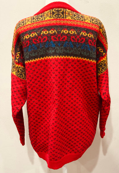 Vintage Norwegian Shetland Wool Sweater
