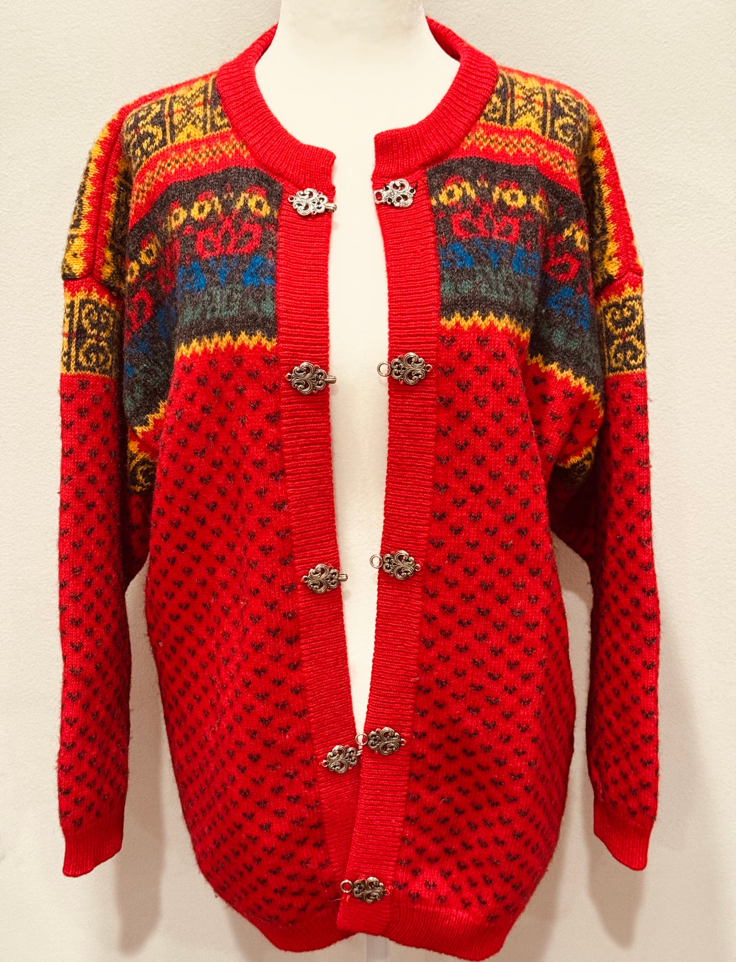 Vintage Norwegian Shetland Wool Sweater