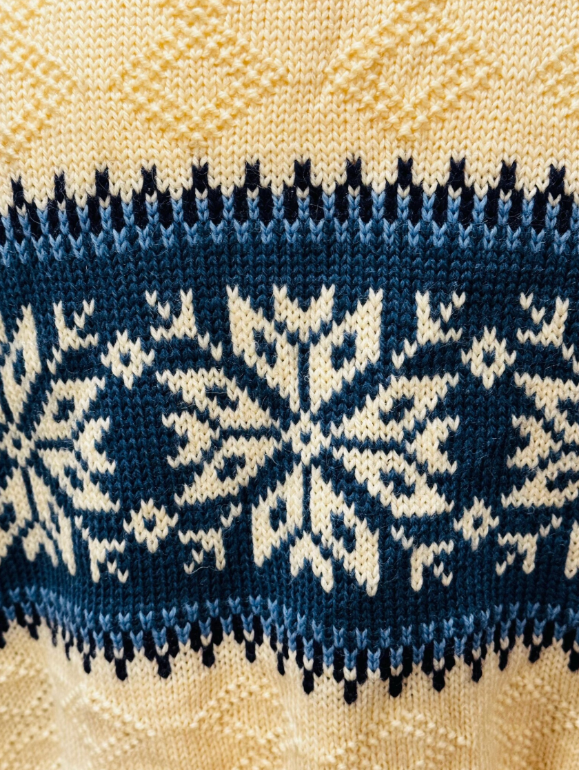 Vintage Norwegian Nordic Cardigan