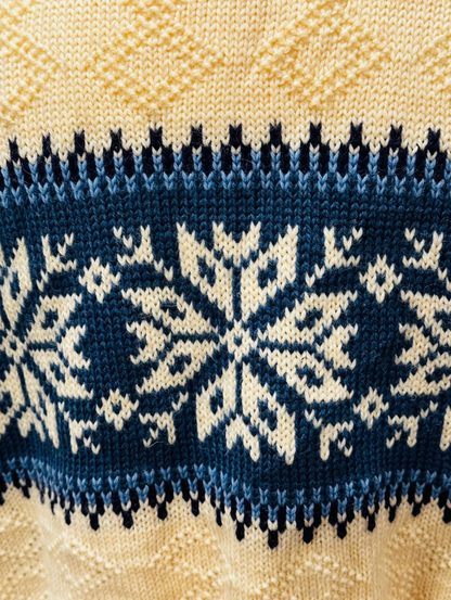 Vintage Norwegian Nordic Cardigan