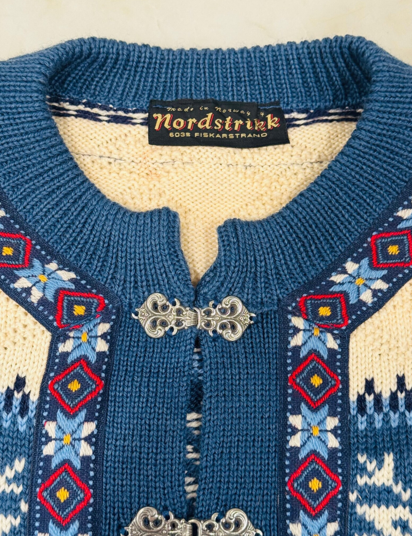 Vintage Norwegian Nordic Cardigan