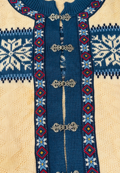 Vintage Norwegian Nordic Cardigan